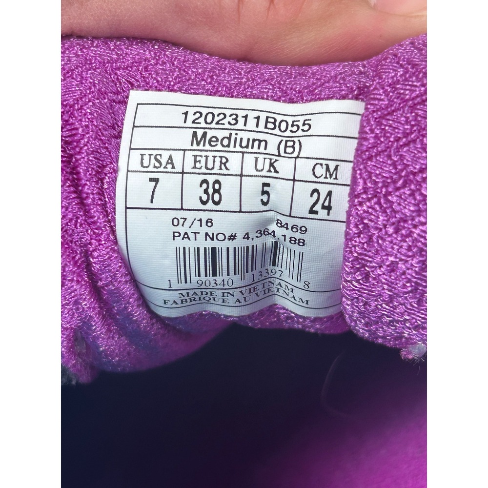 Brooks Adrenaline GTS 17 Running Shoes Womens 7 Silver Purple Teal - Picture 3 of 13